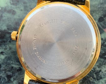 【非売品】アメリカンエキスプレス　天然大理石万華鏡 Manhattan 'diamond' Quartz Museum Watch. Fancy Lugs, Great