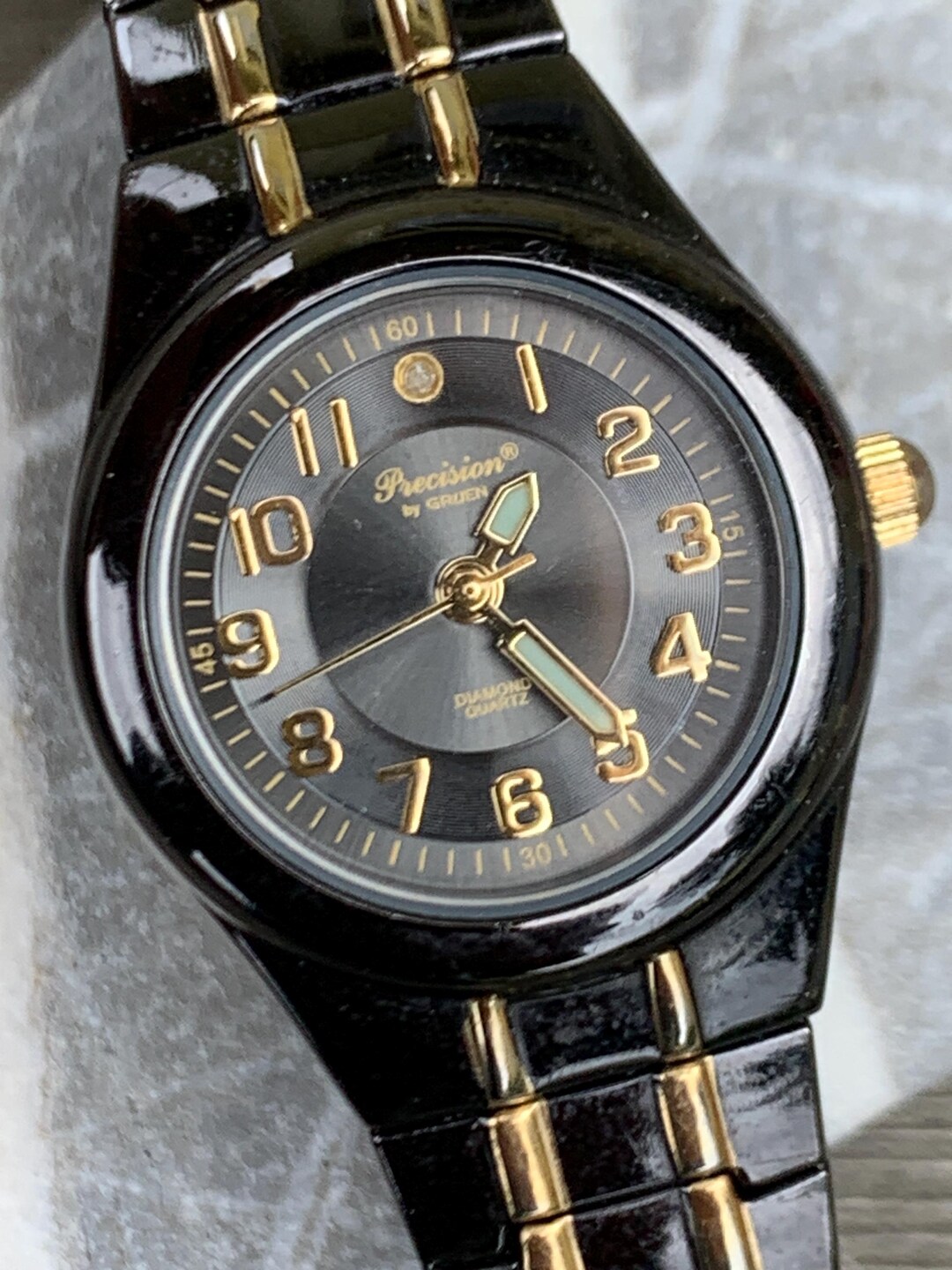 Gruen Precision Women\'s Two Tone Quartz Watch Two-tone Gruen Precision Watch for Women | Vintage Office  main image 4