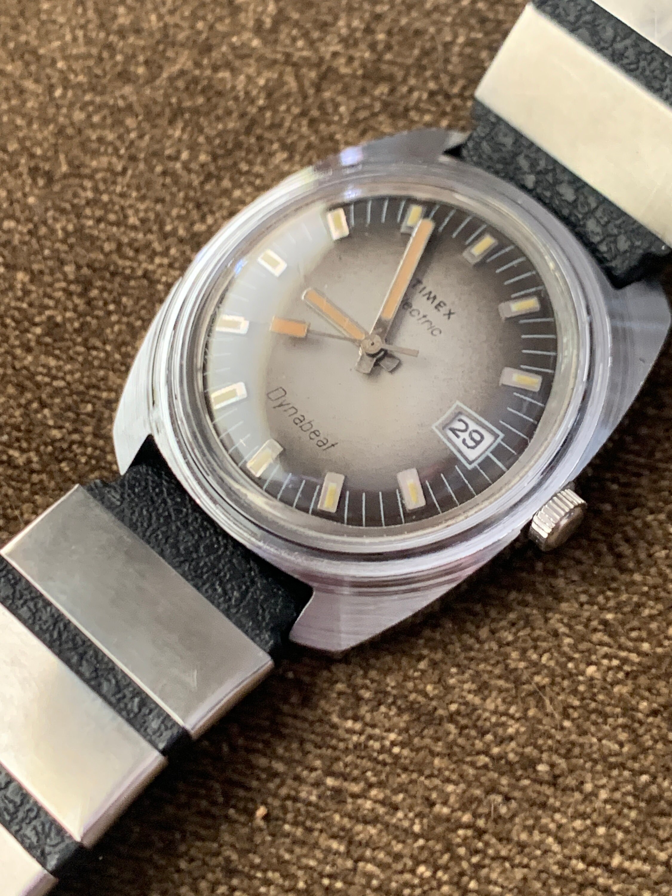 TIMEX electric dynabeat クォーツ腕時計 A1198 Vintage Timex Electric Dynabeat Watch Quartz, For Repairs Or