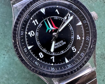 Rare Italian Stenardo Watch | Frecce Tricolori Aerobatic Team Edition | 35.5mm
