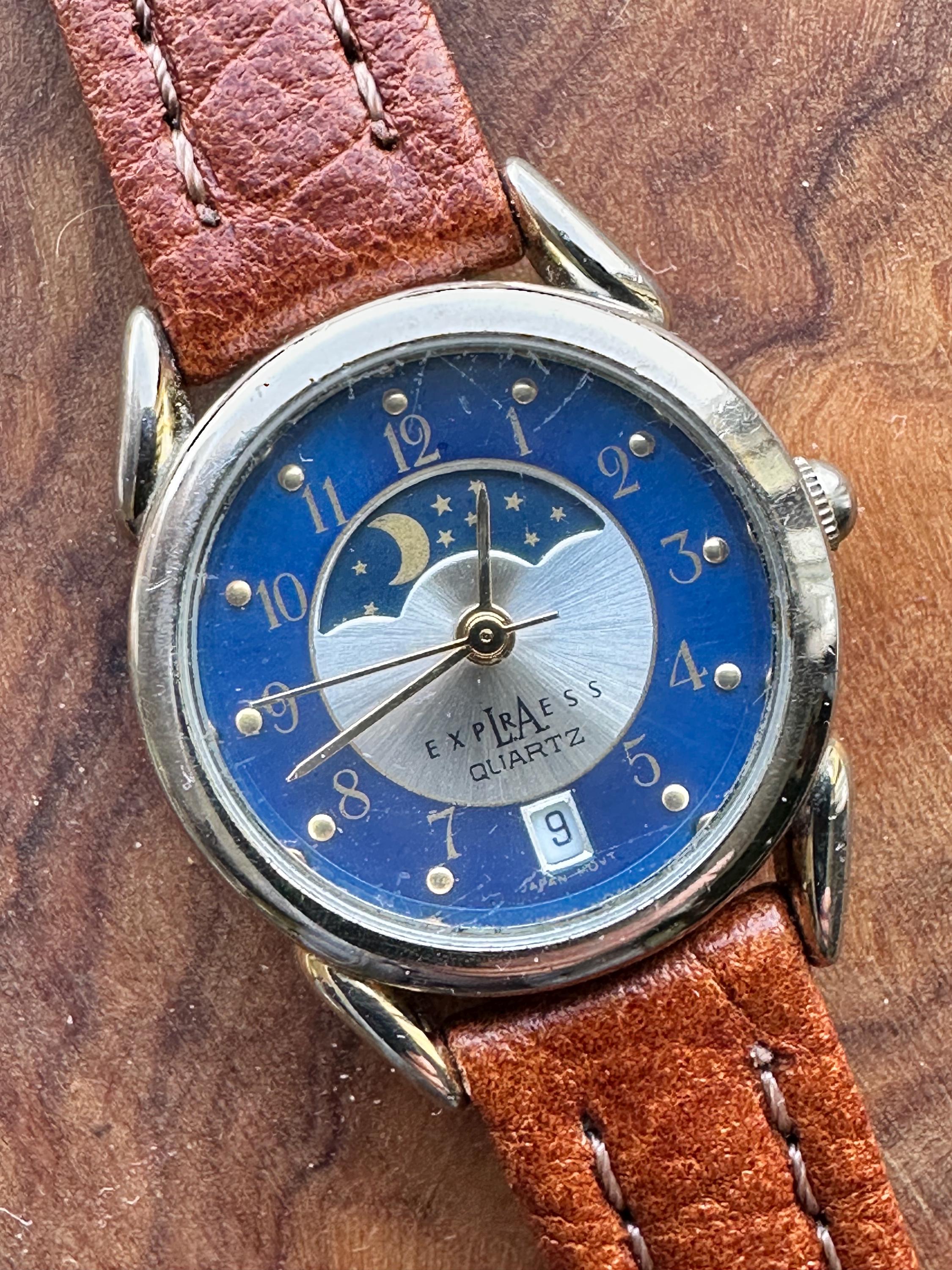 Vintage Moon Phase Watch - Etsy Canada