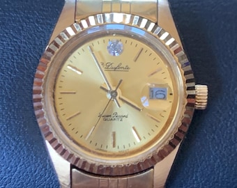 Classic Elgin Presidential Quick Set Day/date Gold Tone  display picture 3