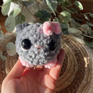 Crochet Sad Hamster Crochet Amigurumi Handmade Stuffed Animal Decor Sad Hammy