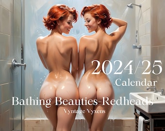 Bathing Beauties: Redheads- A Vyntage Vyxens Calendar