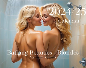 Bathing Beauties: Blondes- A Vyntage Vyxens Calendar, gifts, gifts for guys, gifts for him