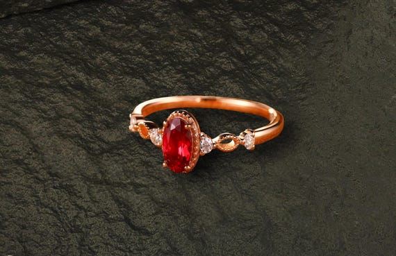 Vintage style versatile ruby ring - image 2