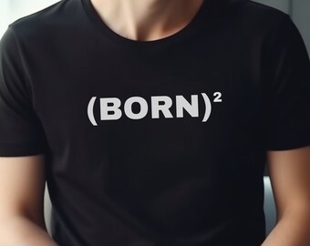 Born Again, BORN 2 Unisex Jersey T-shirt met korte mouwen, Christelijk T-shirt voor mannen of vrouwen, Christian Workout T