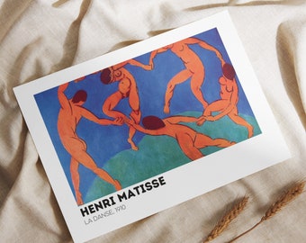 HERNI MATISSE - La Danse | Wall Art | Expressionist Print | Home Decoration Poster | High Quality Artwork | Digital Download | exhibition