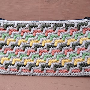 Vintage Vibe Crochet Makeup Bag