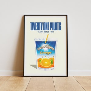 Twenty One Pilots poster digitale download Clancy retro muurdecoratie muurdecoratie kleur