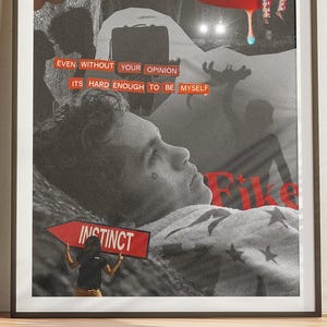 DOMINIC FIKE POSTER Collage Digital Download Room Decoration