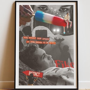 DOMINIC FIKE POSTER Collage Digital Download Room Decoration