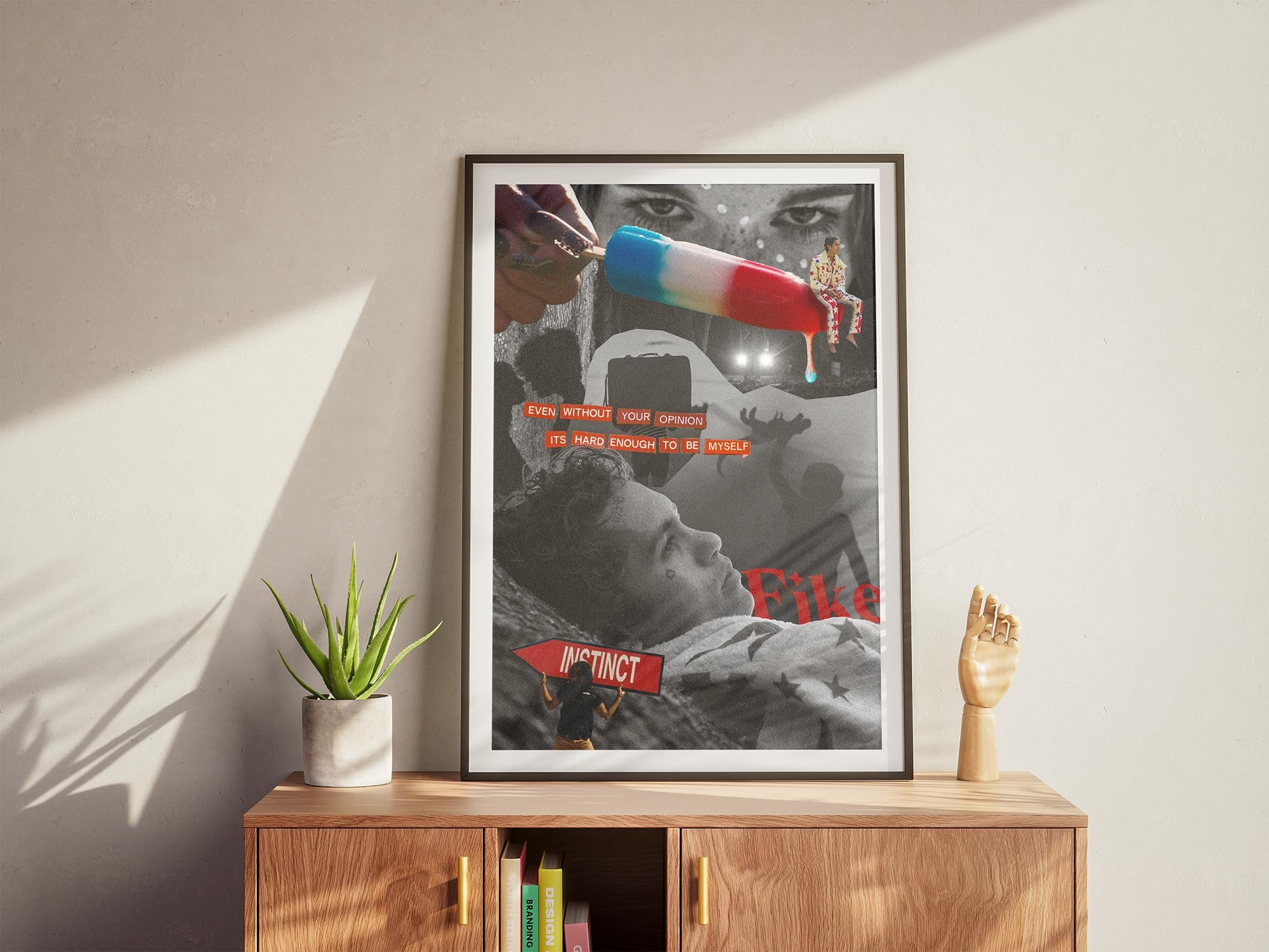 DOMINIC FIKE POSTER Collage Digital Download Room Decoration