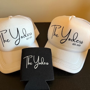 Wedding Trucker Hats -Custom