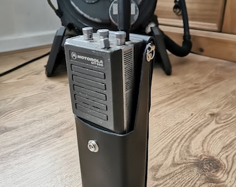 Ghostbusters Walkie Talkie Motorola MT500 Radio Leather Holster & Stubby Antenna