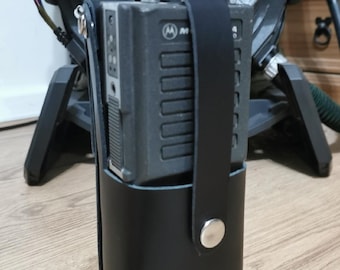 Ghostbusters walkie talkie motorola mt500 radio leather holster holder cosplay