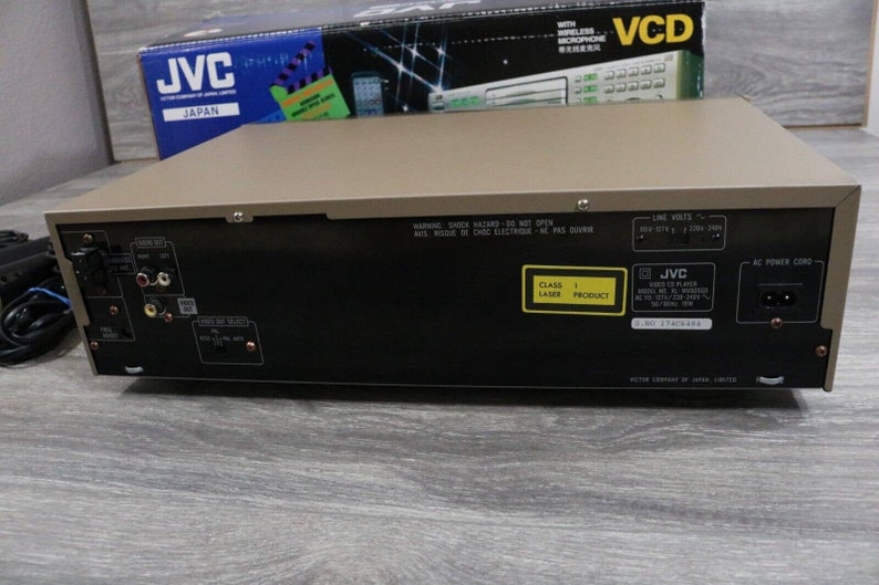 JVC xl-MV505GD 3 disc karaoke Vcd cd player changer player cd Near perfect image 6