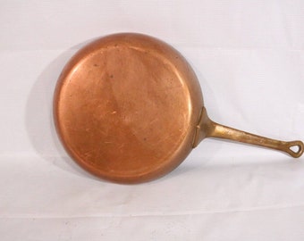 Vintage Marked Henry Roessle & Son Copper 10" Pan