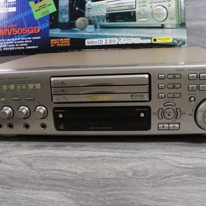 JVC xl-MV505GD 3 disc karaoke Vcd cd player changer player cd Near perfect image 2