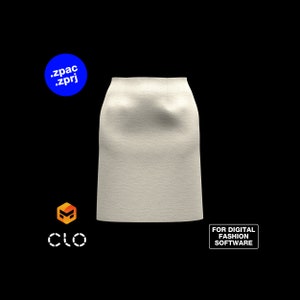 Op de afbeelding: Een witte rok van gladde, licht gestructureerde stof. De rok is knielengte en heeft een rechte pasvorm.