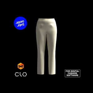 Men's Pants Sloper Size 40 - 3D Garment CLO3D Marvelous