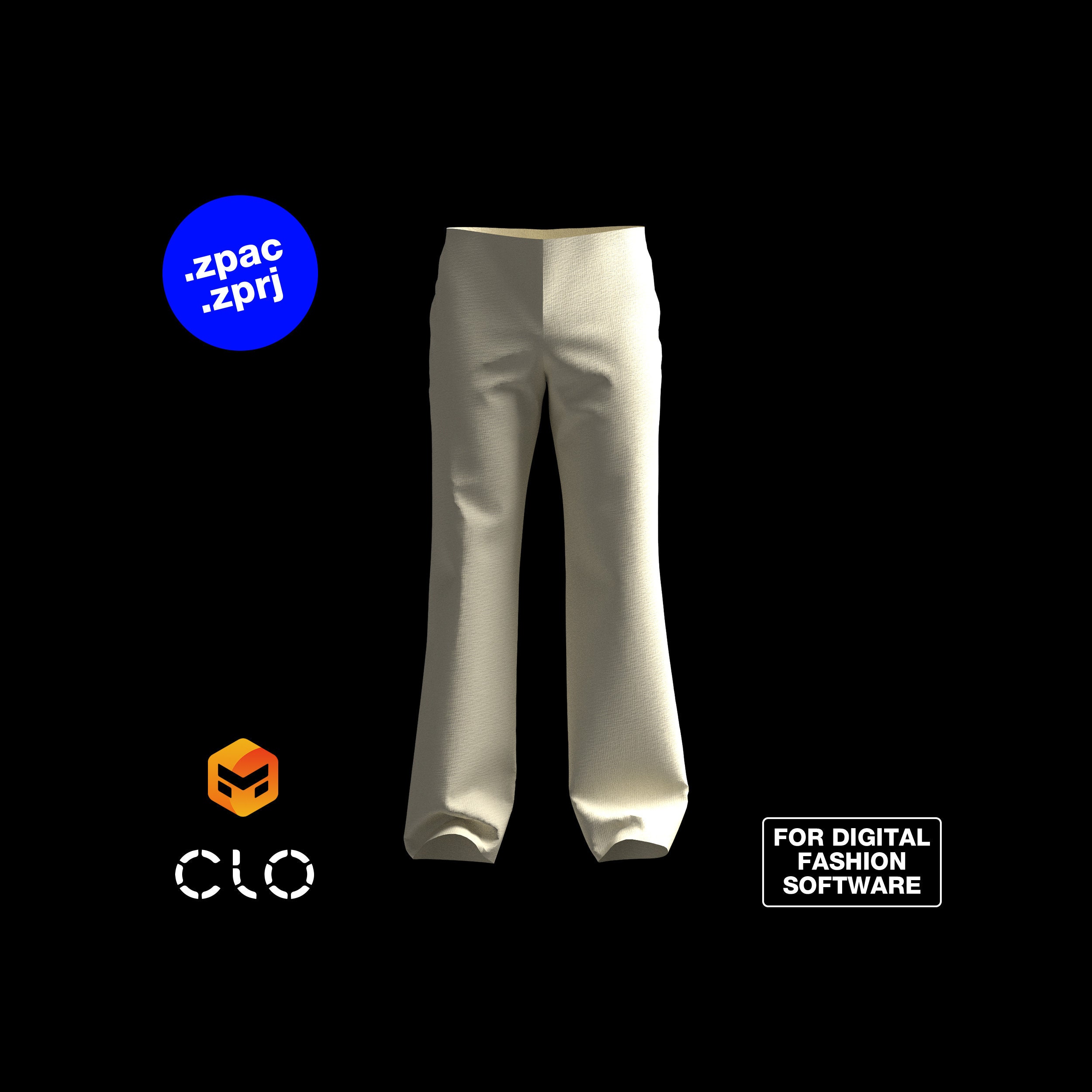 Marvelous Designer CLO Male underwear shorts briefs 3D Model 3D model