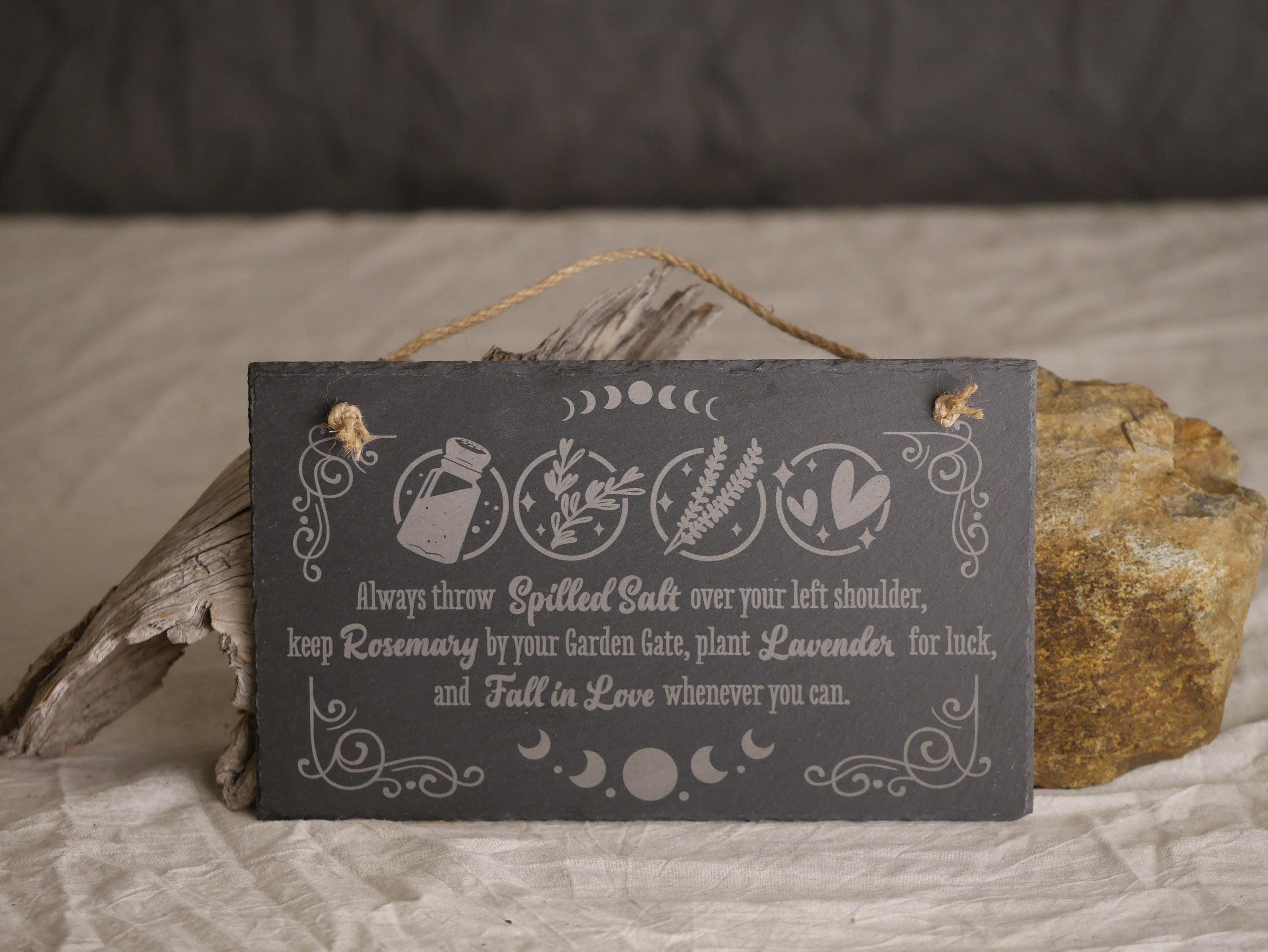 Practical Magic Slate Wall Hanging: Witchcraft Decor Sign - Etsy