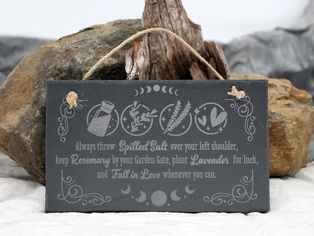 Practical Magic Slate Wall Hanging: Witchcraft Decor Sign - Etsy