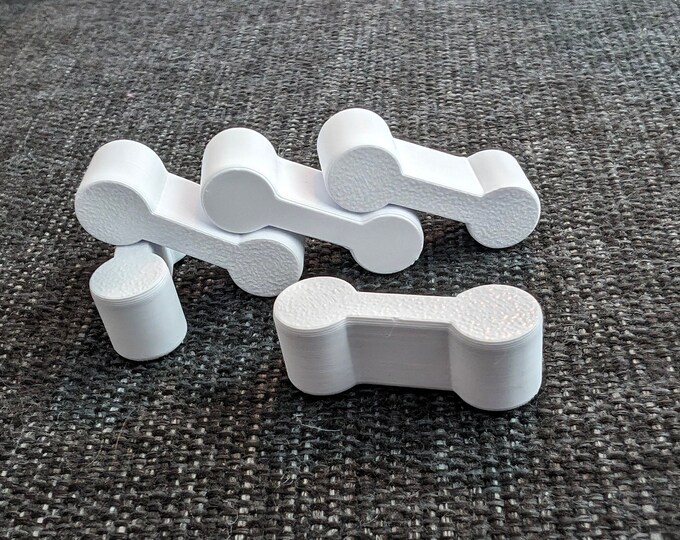 thumbnail interactive-video image 1 of Wooden Train Track Dog Bone Connectors – 12-Pack, Fits Brio, Ikea & Major Brands, Brown 1 of 3