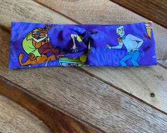 Bandeau Scooby Doo, turban pour bébé, bandeau pour bébé