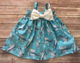 Elsa Bow Dress, Frozen Dress