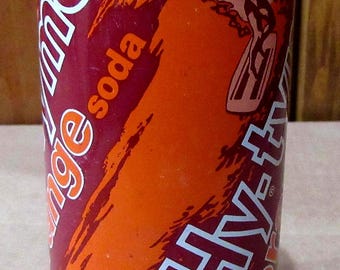 1970s Hy-tyme Orange Soda Can: Vintage Steel Pull Tab