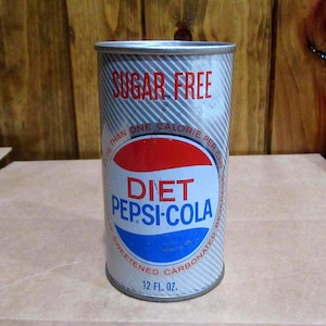 1964 Diet Pepsi Cola Can: Unopened Steel Pull Tab, Eustis Florida