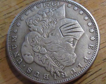 1921年 モルガン・ダラー・スタイル ホーボー・ニッケルコイン
