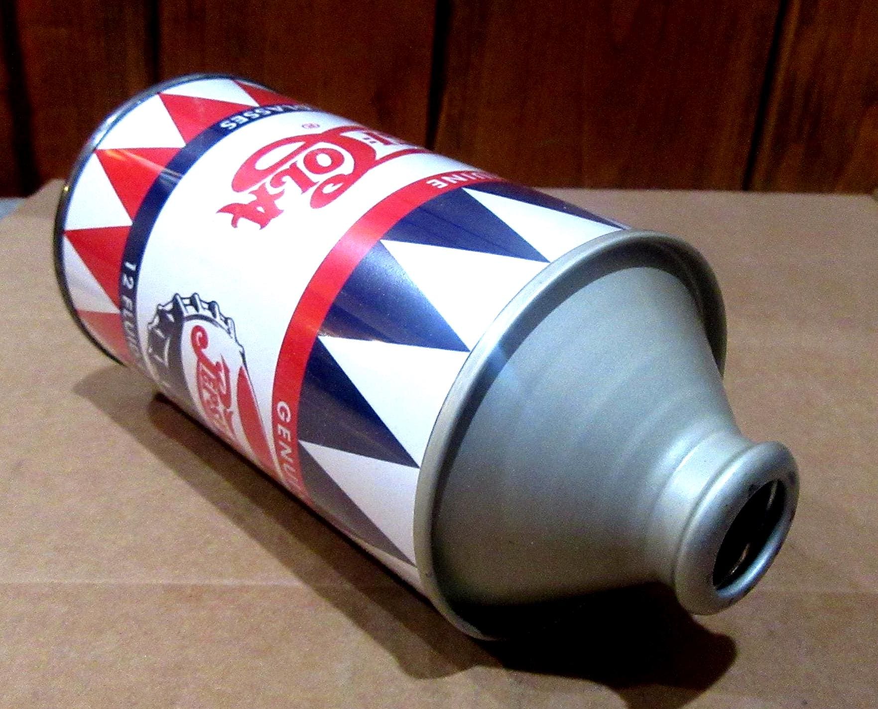 1950年代のペプシコーラ缶レプリカ、コーントップソーダ、紙ラベル