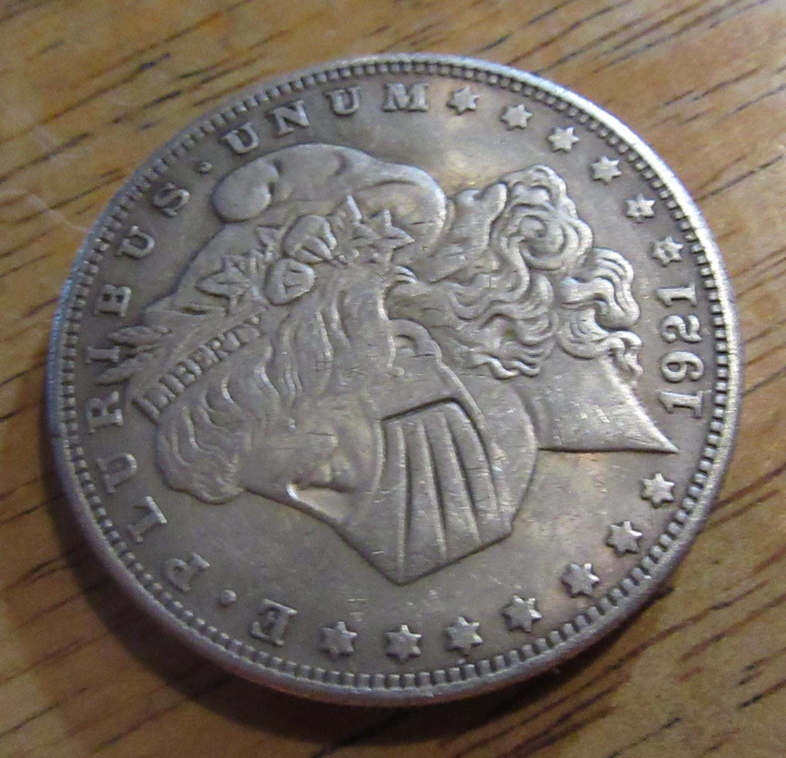 1921年 モルガン・ダラー・スタイル ホーボー・ニッケルコイン