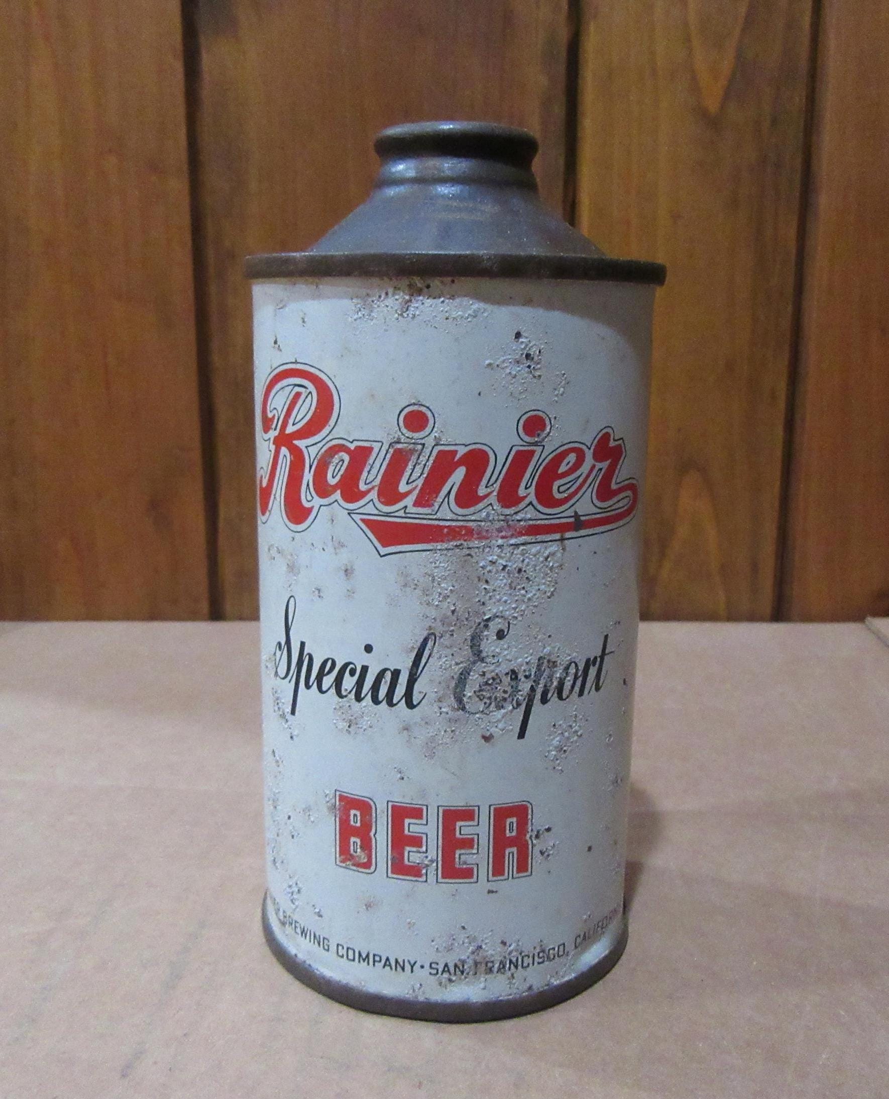 1934 Rainier Club Extra Pale Beer Tin Sign - Vintage Metal Wall Decor, 8x12 Inches - View #5