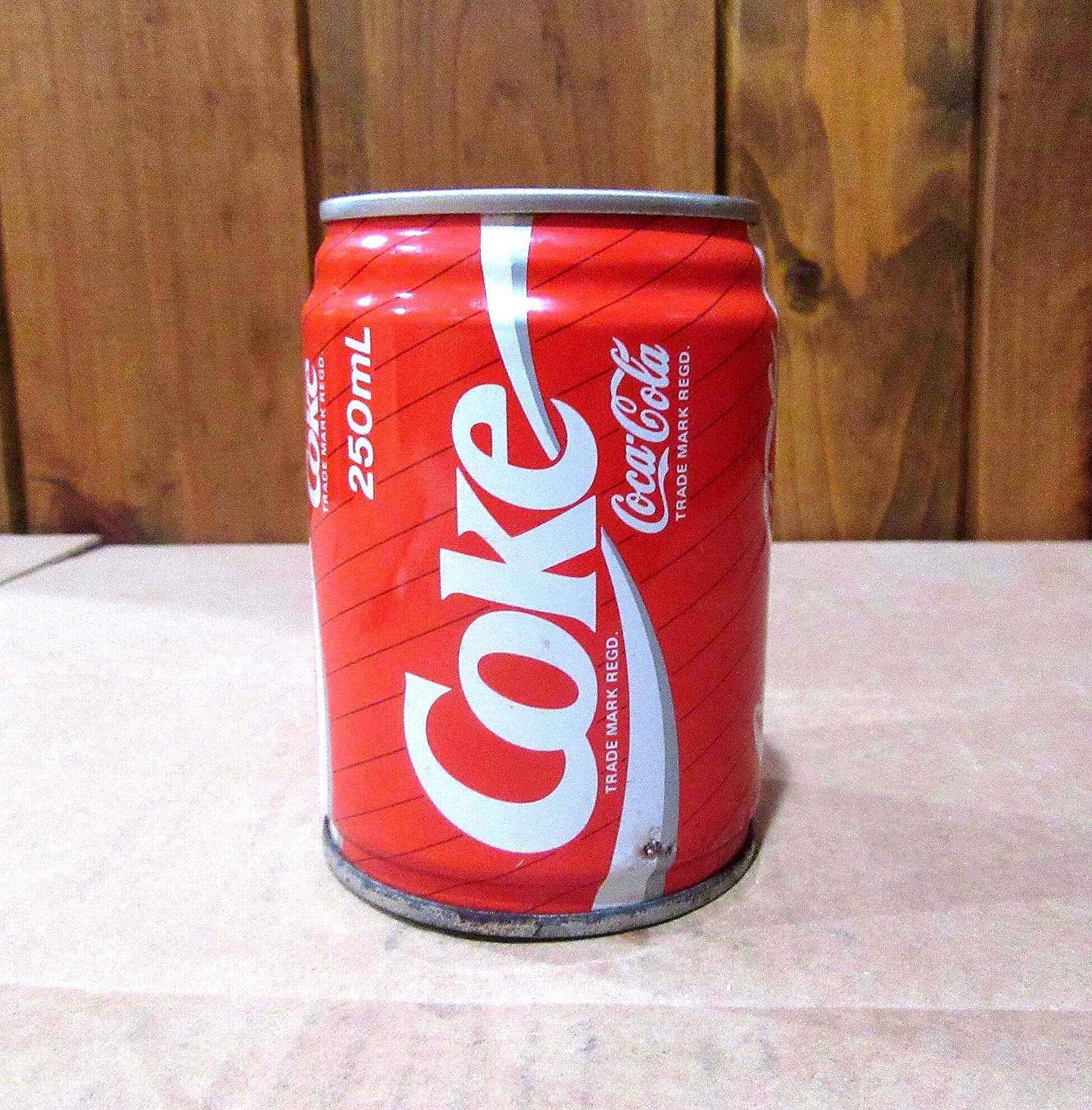 1980s Australian Coca-cola Coke Soda Can, 250ml, Bottom Open - Etsy