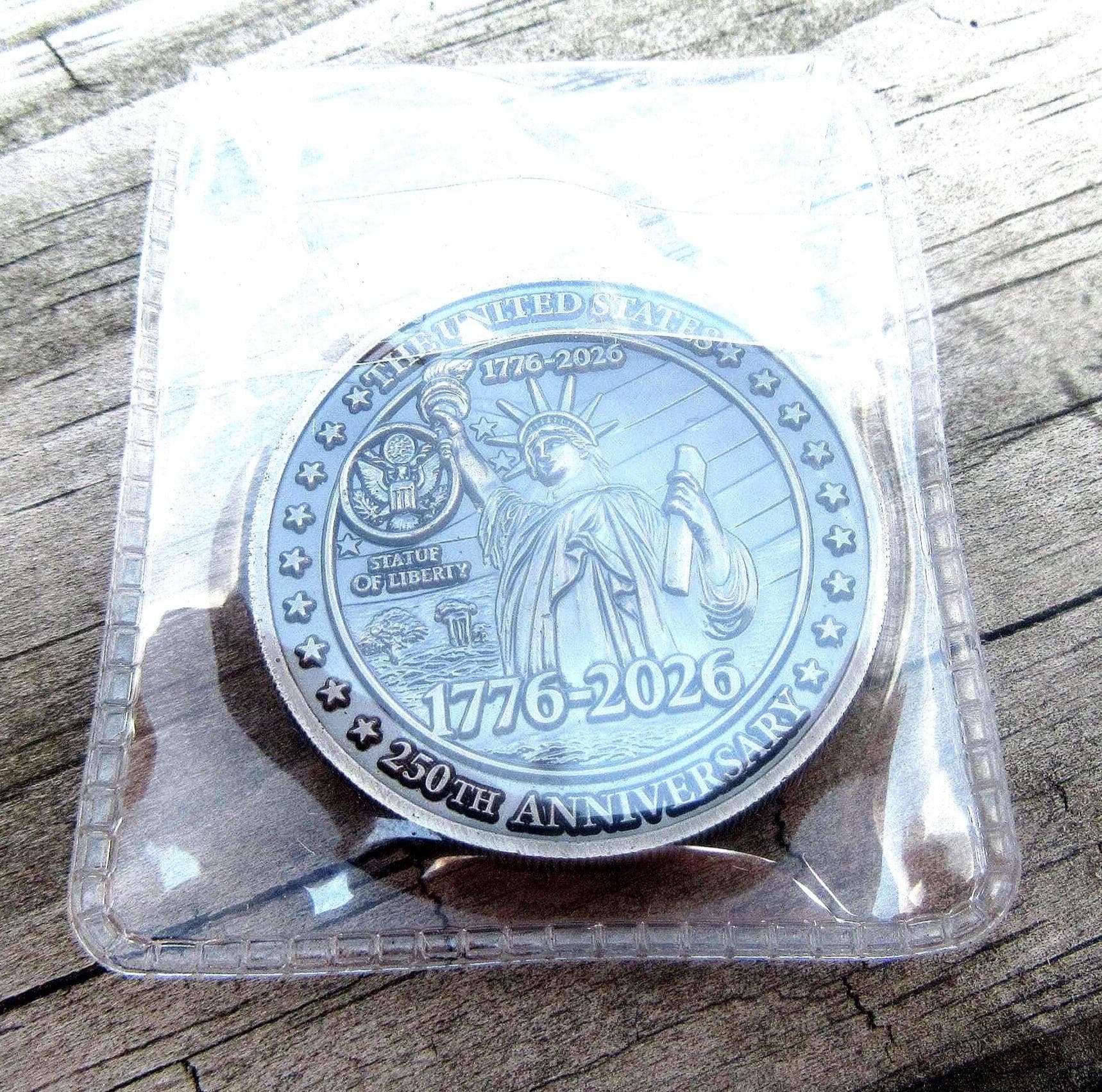 250周年記念コイン：1776-2026年 アメリカ製ホーボーニッケル - Etsy 日本
