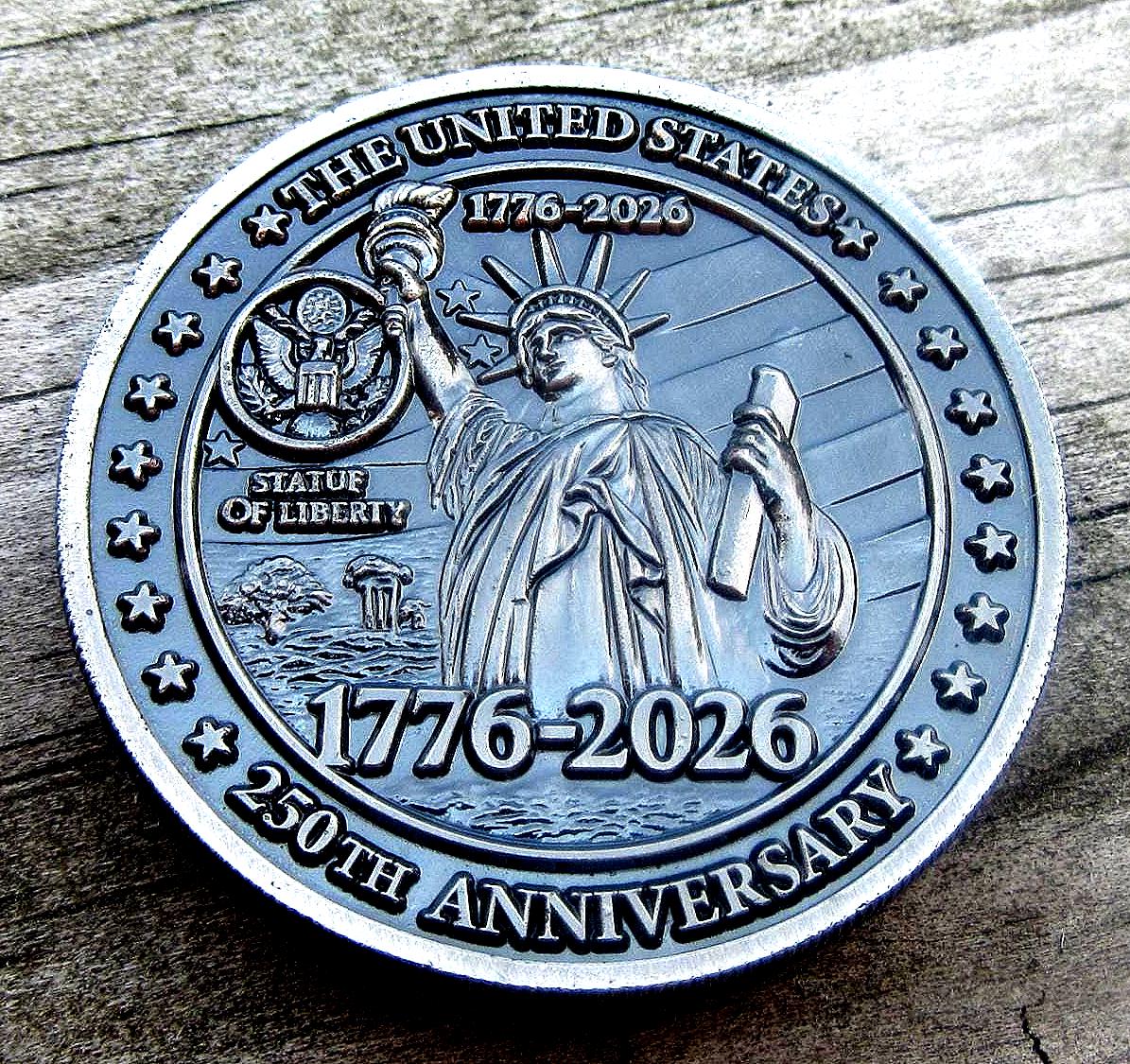 250周年記念コイン：1776-2026年 アメリカ製ホーボーニッケル - Etsy 日本