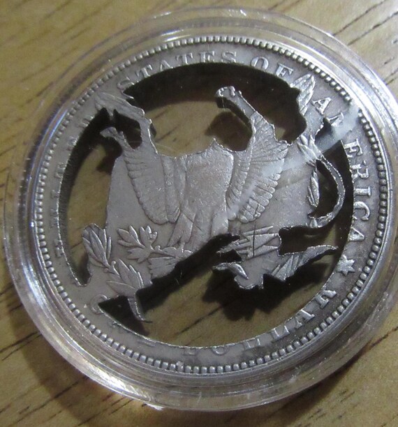 Pièce Hobo Nickel 1915 - Réplique Morgan Dollar Argenté Collection Vintage
