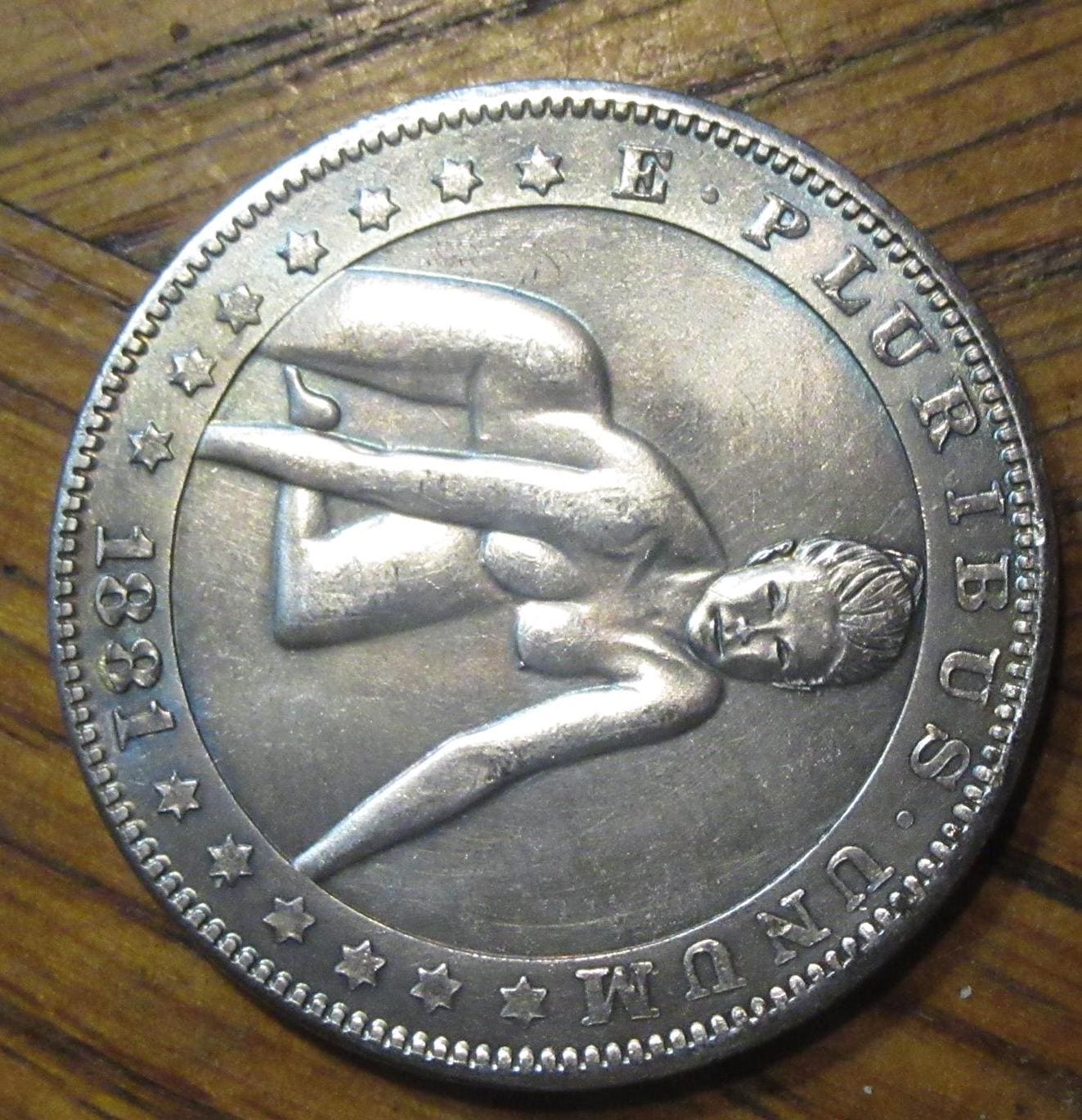 1881 Hobo Nickel Coin – Sexy Girl U.S. Morgan Dollar Style - Etsy