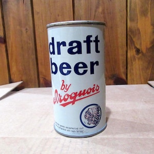 1960er Jahre Irokese vom Fass Beer Dose, Buffalo NY, Stahldeckel (leer)