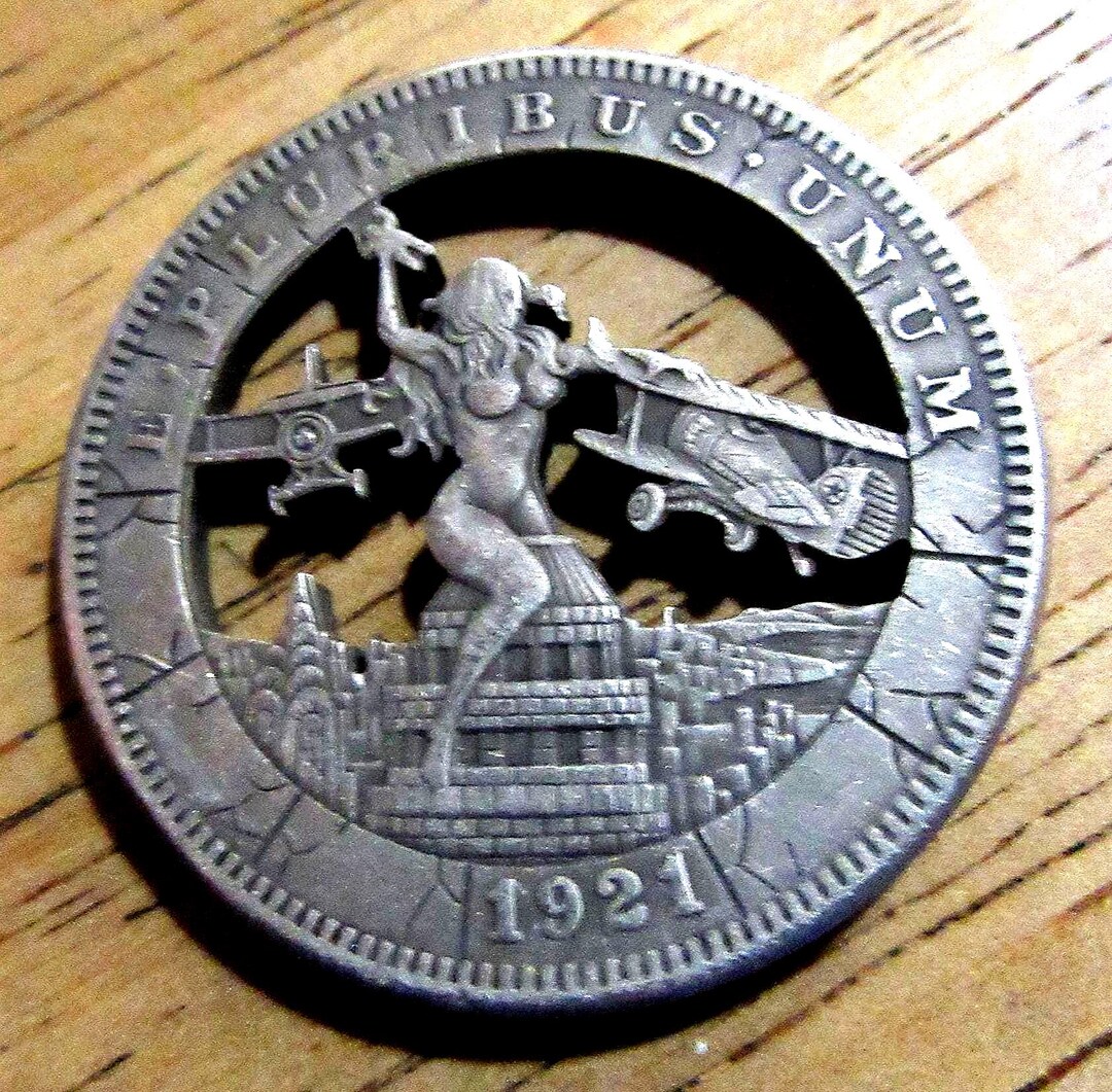 King Kong Hobo Nickel Coin: 1921 Morgan Dollar Style, Collectible