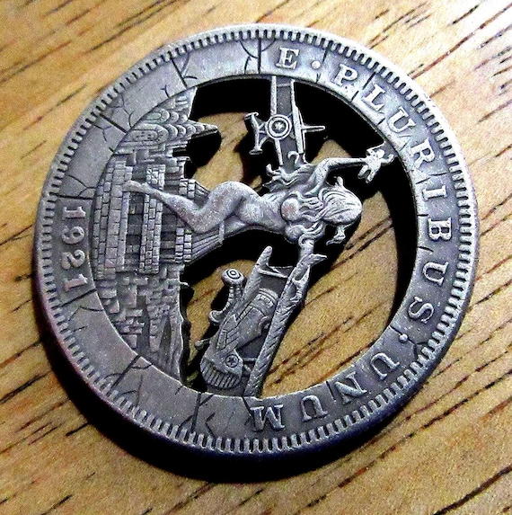 King Kong Hobo Nickel Coin: 1921 Morgan Dollar Style, Collectible