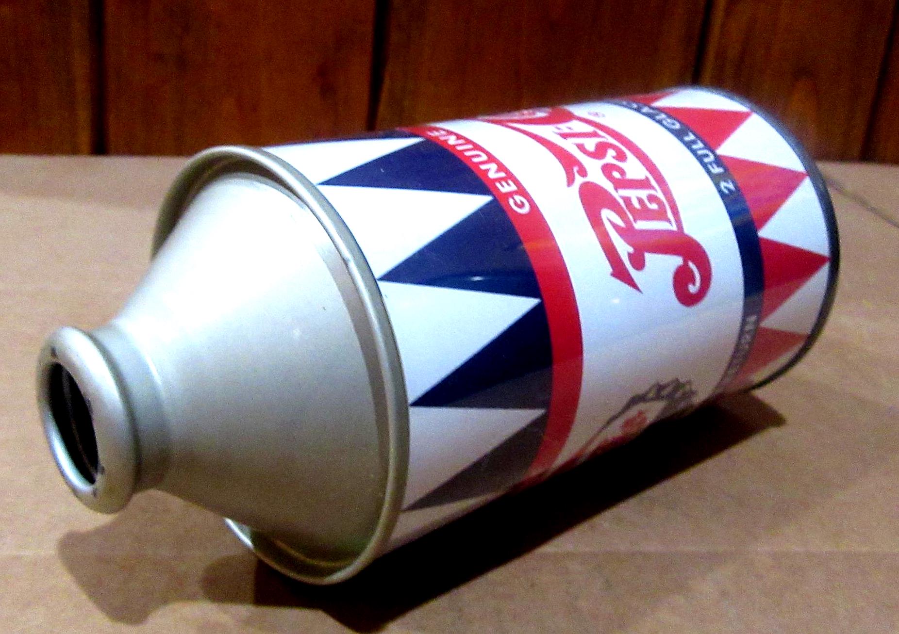 1950年代のペプシコーラ缶レプリカ、コーントップソーダ、紙ラベル