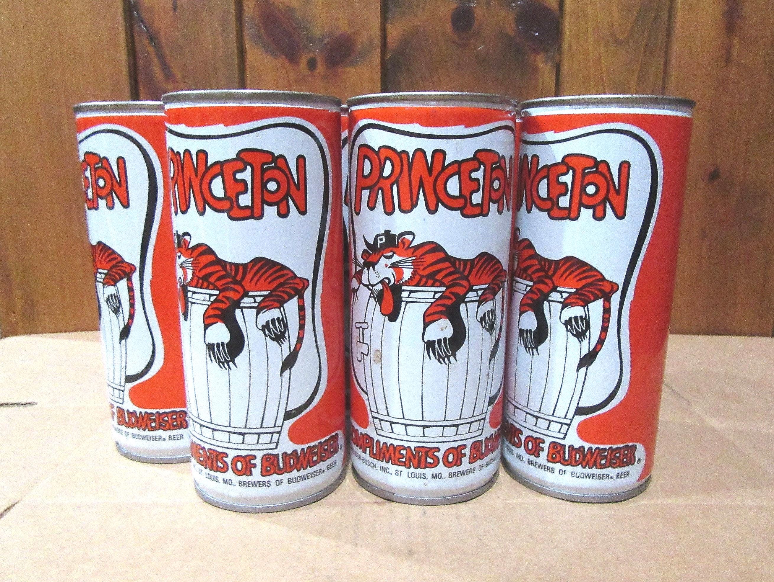 Clean Vintage 1970's Compliments of Budweiser Princeton Drinking