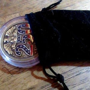 50 Stück 250-Jahre-Jubiläums-Gedenk-Challenge-Münzen - USA 1776-2026, 50 mm 3D Rahes Bild 12