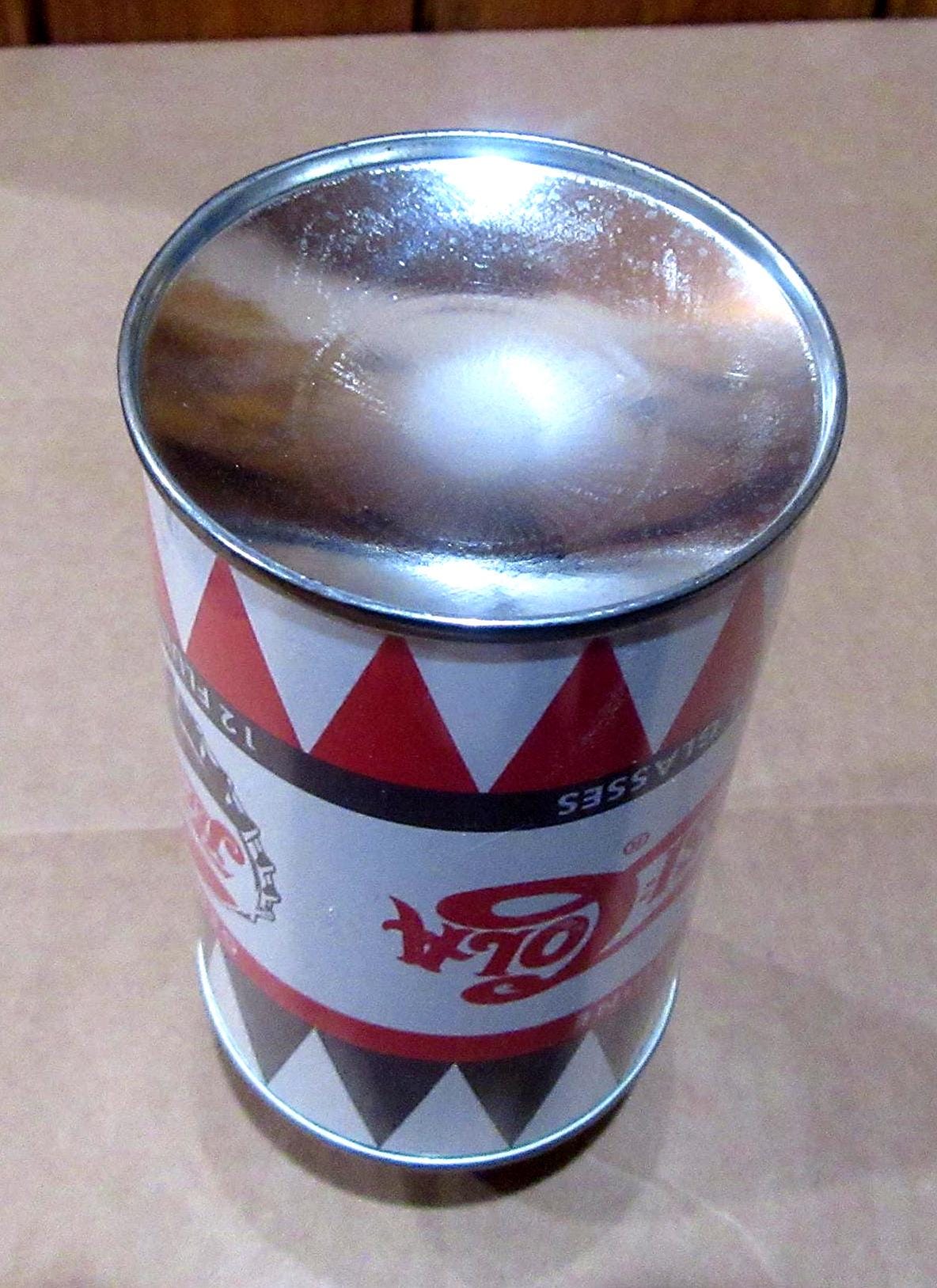 1950年代のペプシコーラ缶レプリカ、コーントップソーダ、紙ラベル