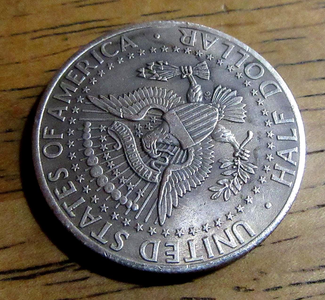 1964 Kennedy Skull Zombie Half Dollar Style Hobo Nickel Coin ...